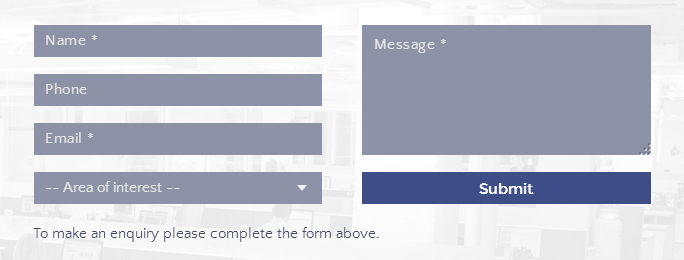 Contact Form in Footer