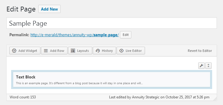 Page Builder - copy existing content