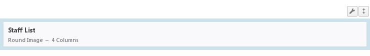 Staff list widget