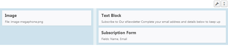 Subscription Form widget (element)