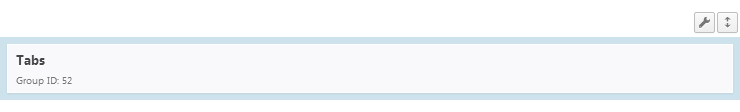Tabs widget