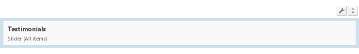Testimonials widget