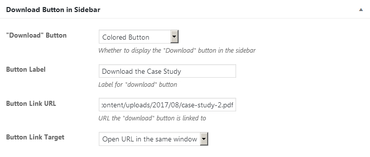 Download Button in Sidebar meta box