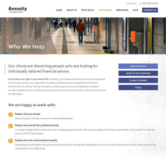Who We Help