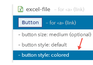 Styles menu - button
