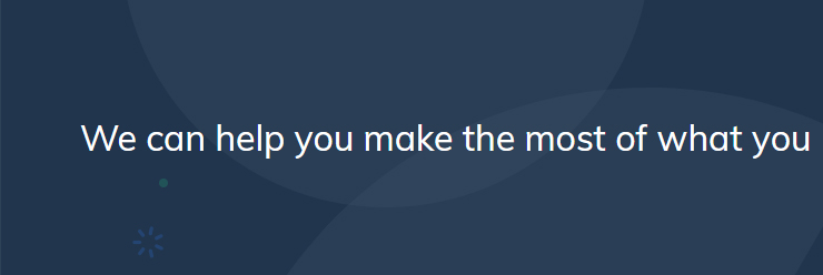 Bottom Stripe - default slogan text