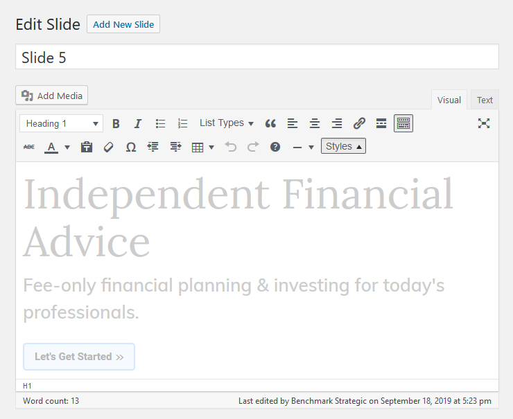 Edit slide 1