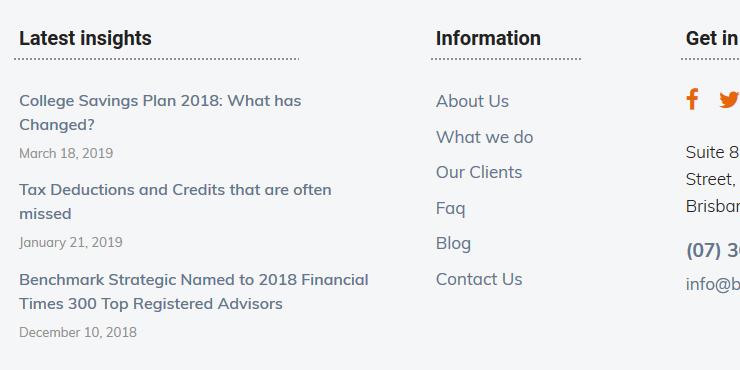 Footer style 2