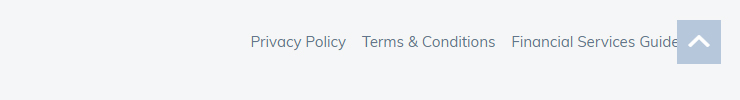 Menu location - in footer bottom