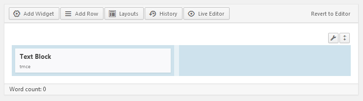 Page Builder - new widget added