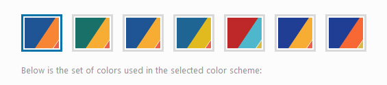Theme options - color schemes