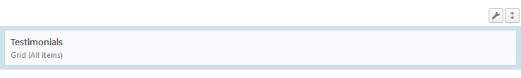 Testimonials widget