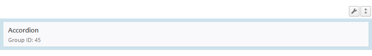 Accordion widget
