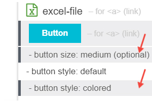 Styles menu - button