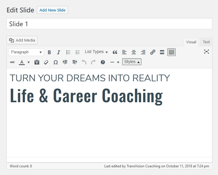 Edit slide 1
