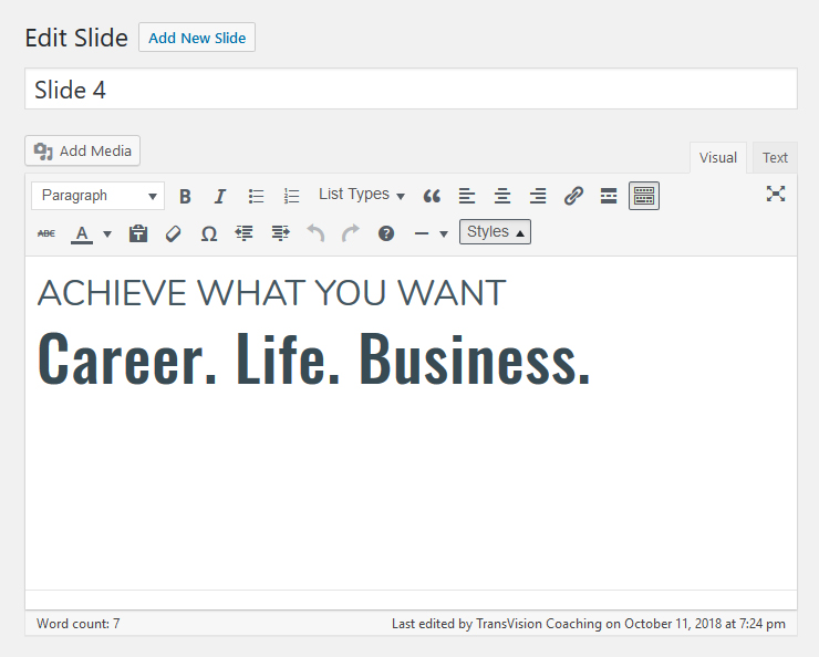 Edit slide 1