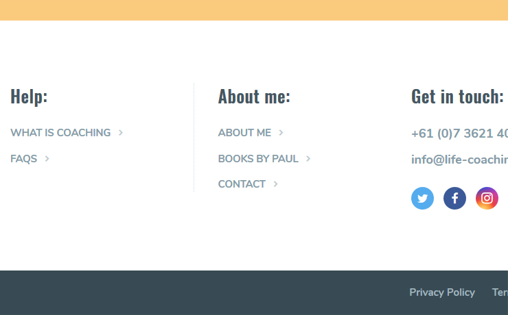 Footer style 1