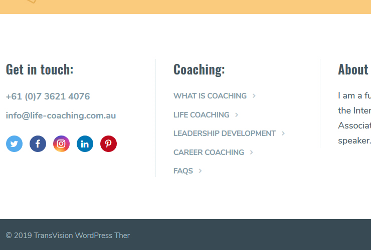 Footer style 2