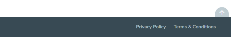 Menu location - in footer bottom