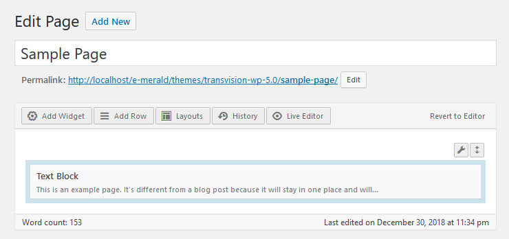 Page Builder - copy existing content