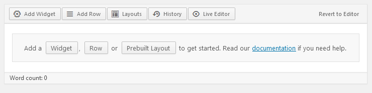 Page Builder meta box - empty content