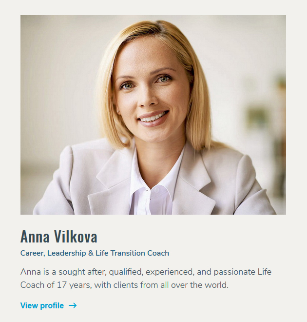 Staff profile preview