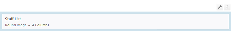 Staff list widget