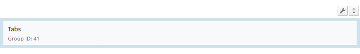 Tabs widget